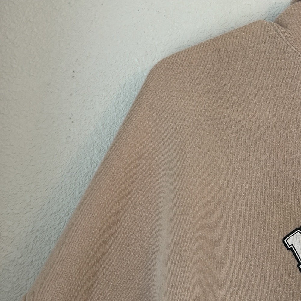Justify Tan Graphic Cropped Hoodie Kids Size Small - Picture 3 of 10